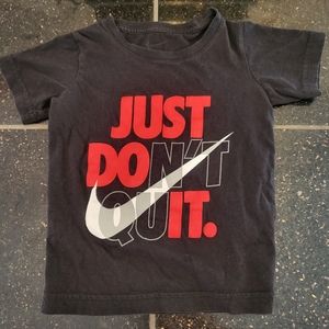 Black Nike T shirt
